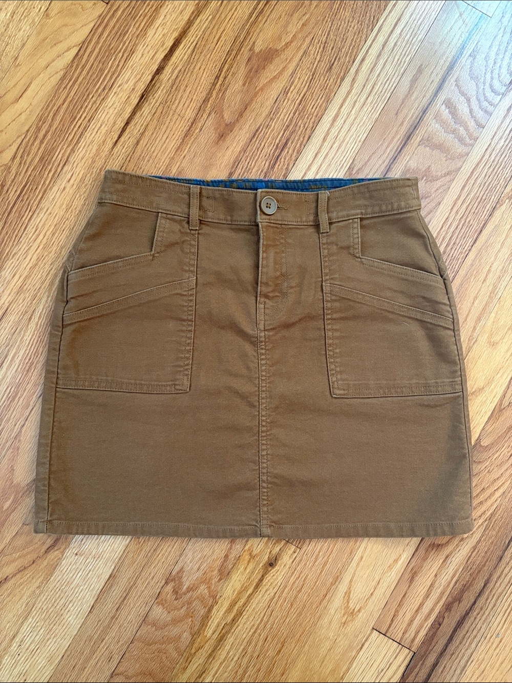 Prana Brown Mini Skirt